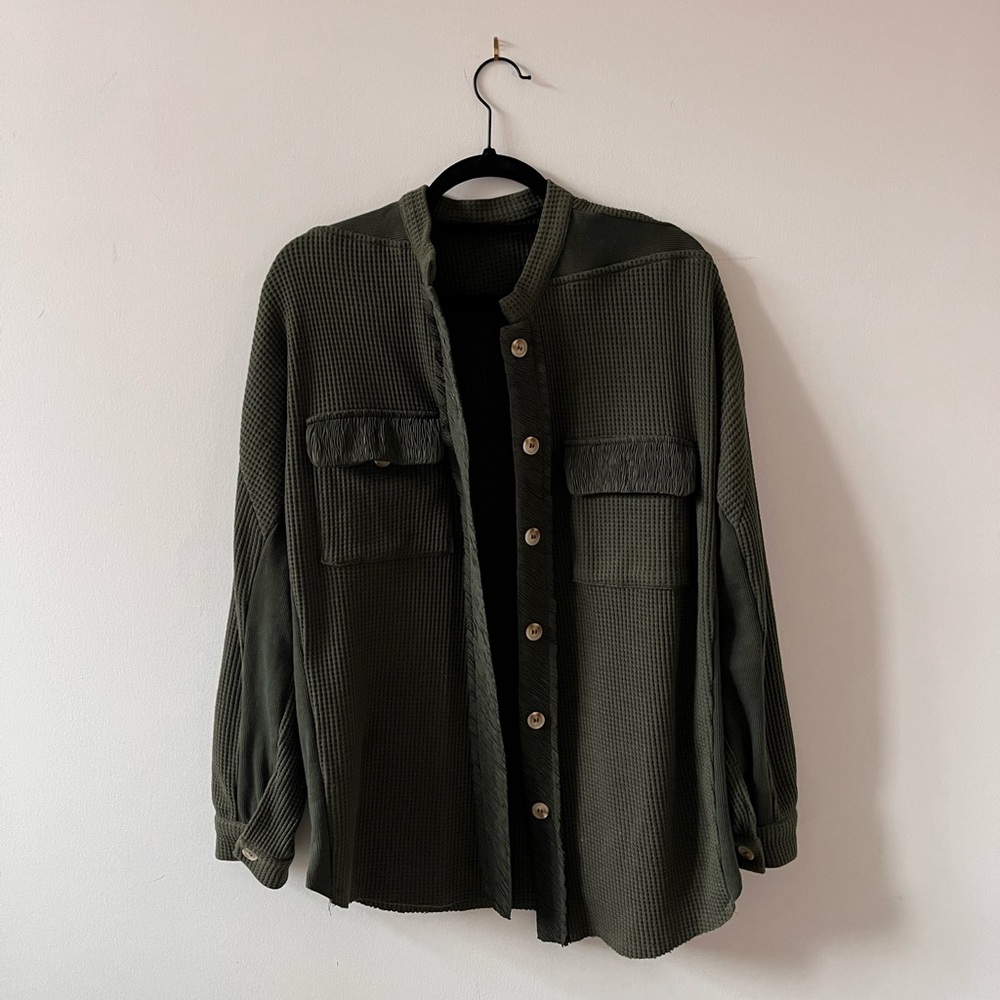 Green Sweater Free People Inspired